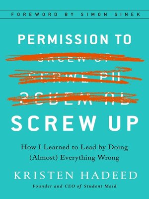 cover image of Permission to Screw Up